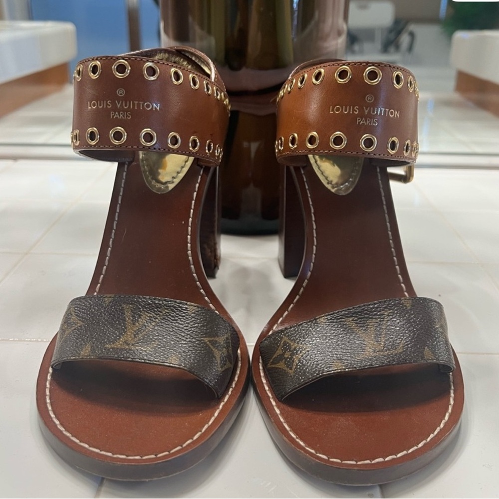 Louis Vuitton Brown Sandals